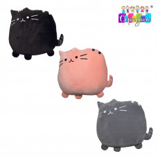 Кот-подушка 35х35см. мягкая игрушка, микс Кот-подушка 35х35см. мягкая игрушка, микс
