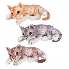 478 Котик реалист. 25см. мягкая игрушка, микс