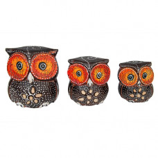 OWL1577 Набор 3 сов 7,8,10 см